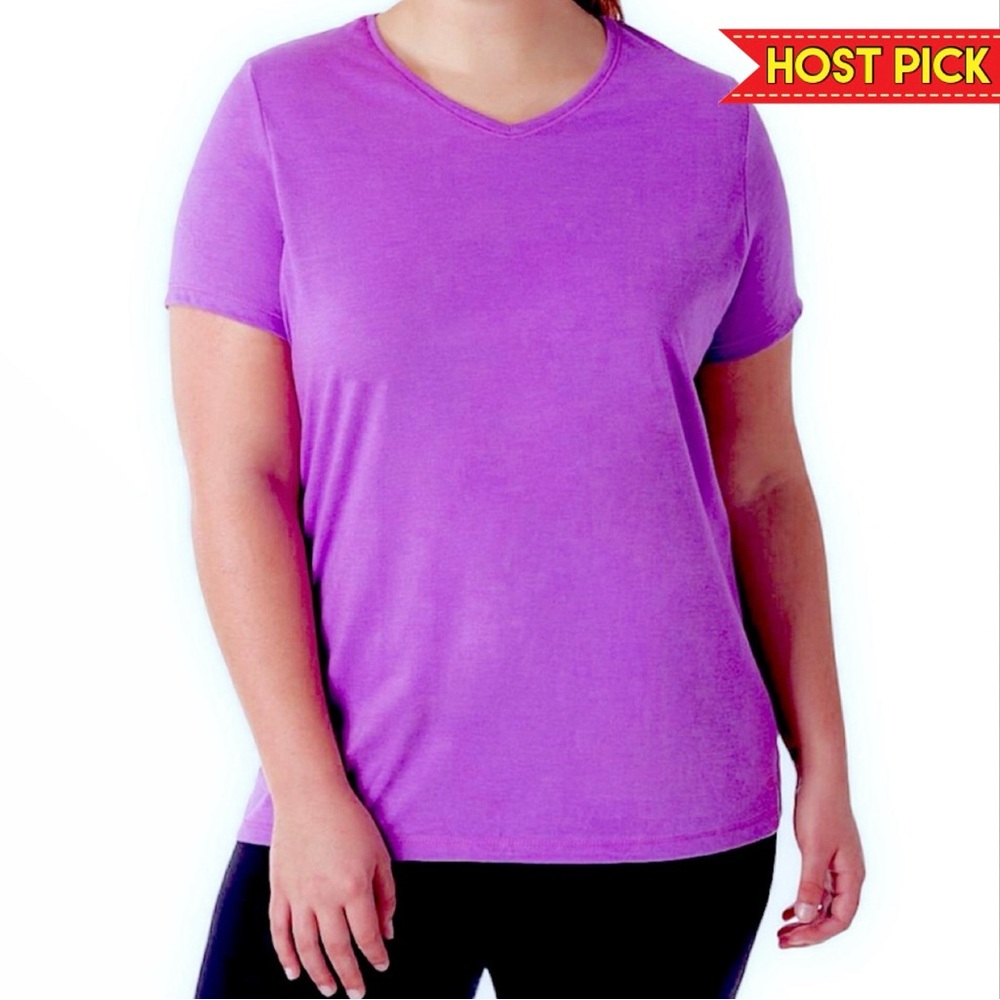 NWT PURPLE CHAMPION CASUAL SHORT SLEEVE T-SHIRT